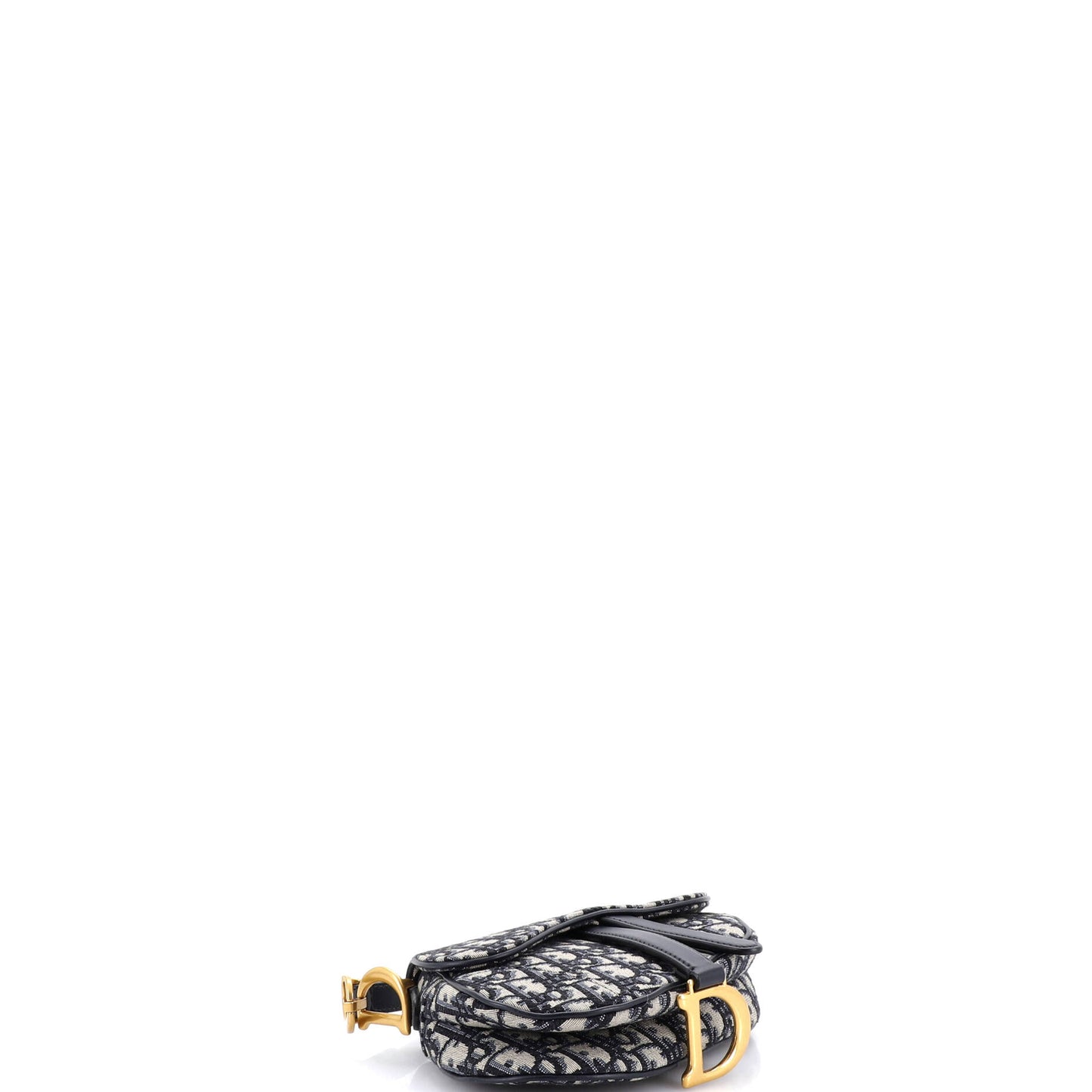 Christian Dior Saddle Handbag Oblique Canvas Mini