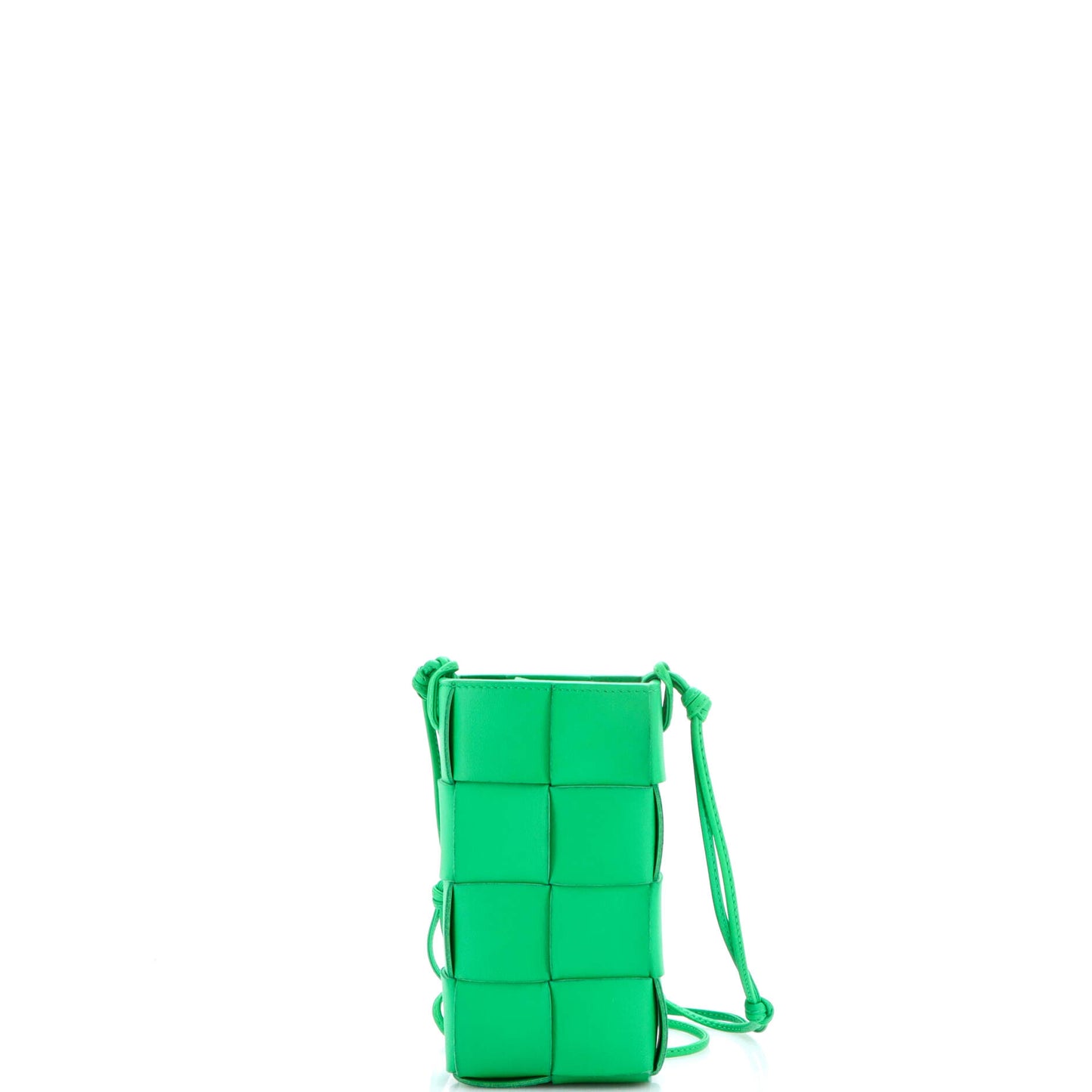 ボッテガ ヴェネタ カセットフォンホルダー クロスボディバッグ マキシ イントレチャート レザー ミニ