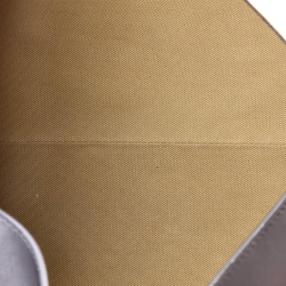 バーバリー ソサエティ トップハンドルバッグ キャンバス レザー ラージ