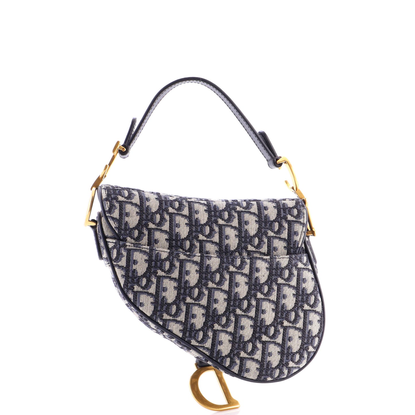 Christian Dior Saddle Handbag Oblique Canvas Mini