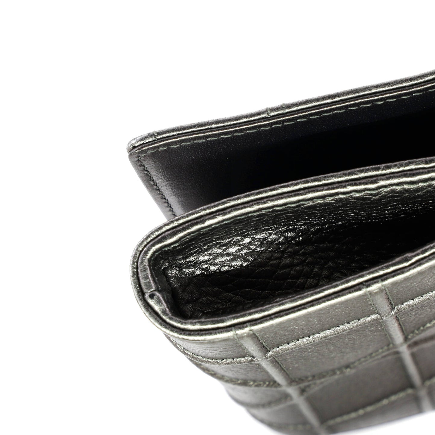 Christian Dior Diorama Croisière Chain Wallet in Grained Calfskin