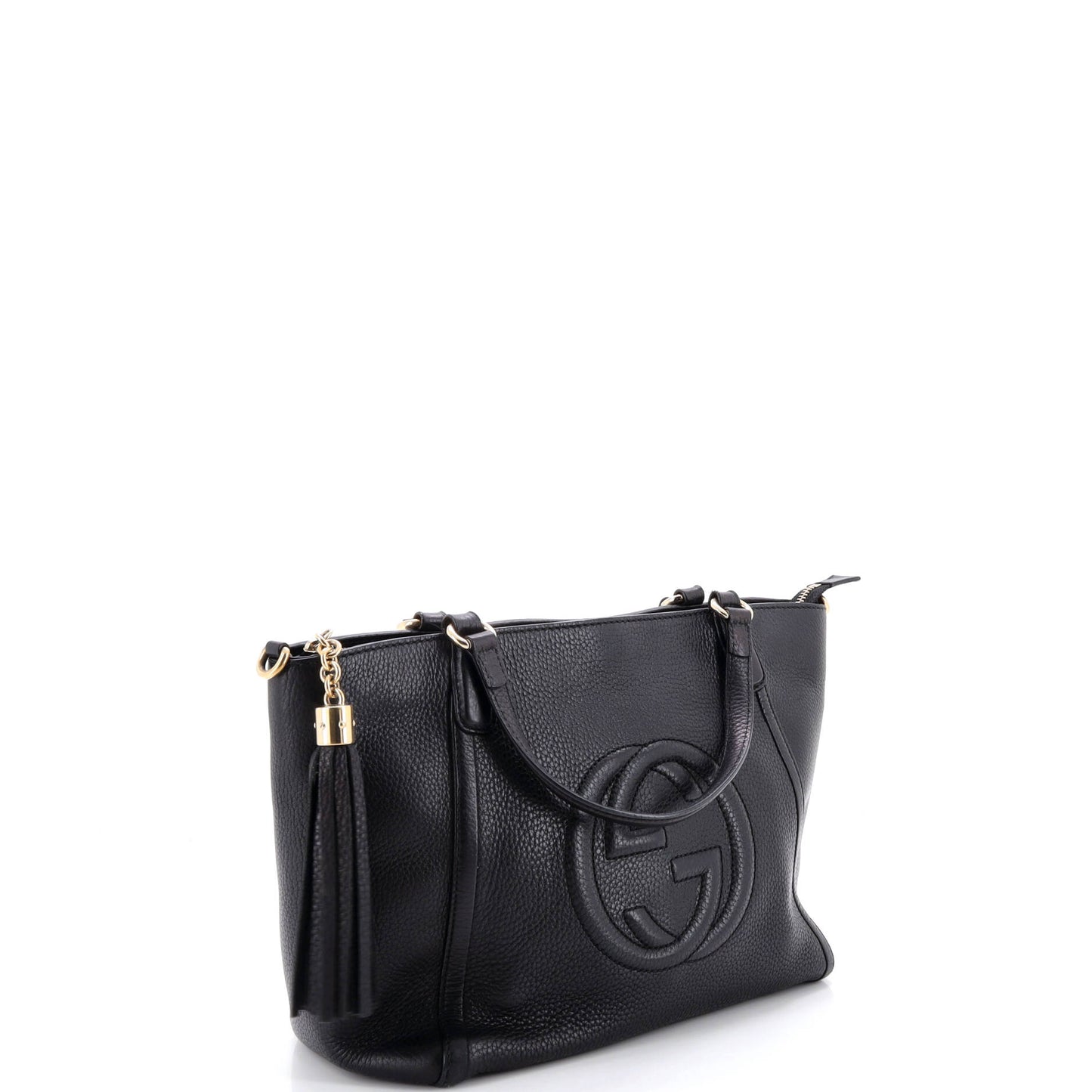 Gucci Soho Convertible Top Handle Bag in Small Leather