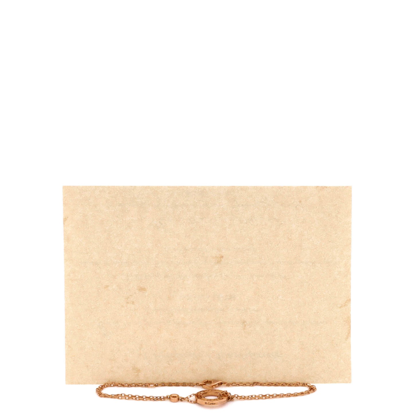 カルティエ 2ダイヤモンド ラブブレスレット 18Kローズゴールド ダイヤモンド付き