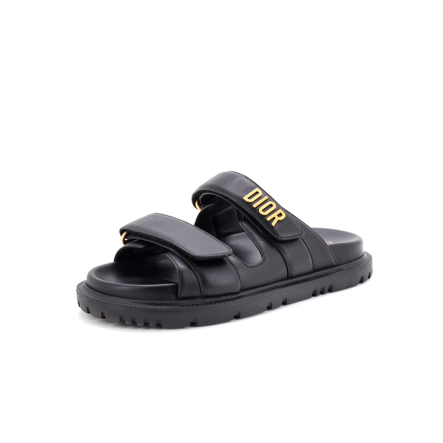 Christian Dior Women's DiorAct Leather Slide Sandals
