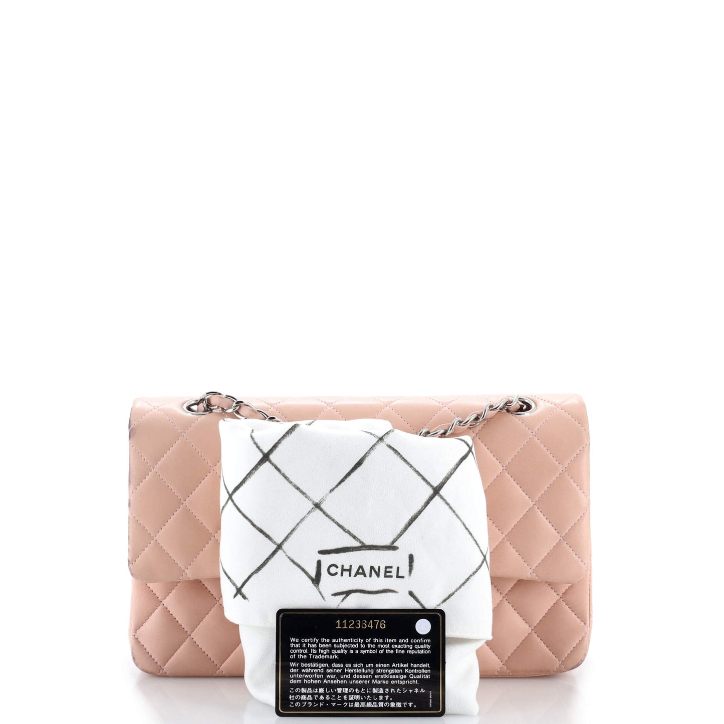 Chanel Classic Double Flap Bag, Quilted Lambskin, Medium