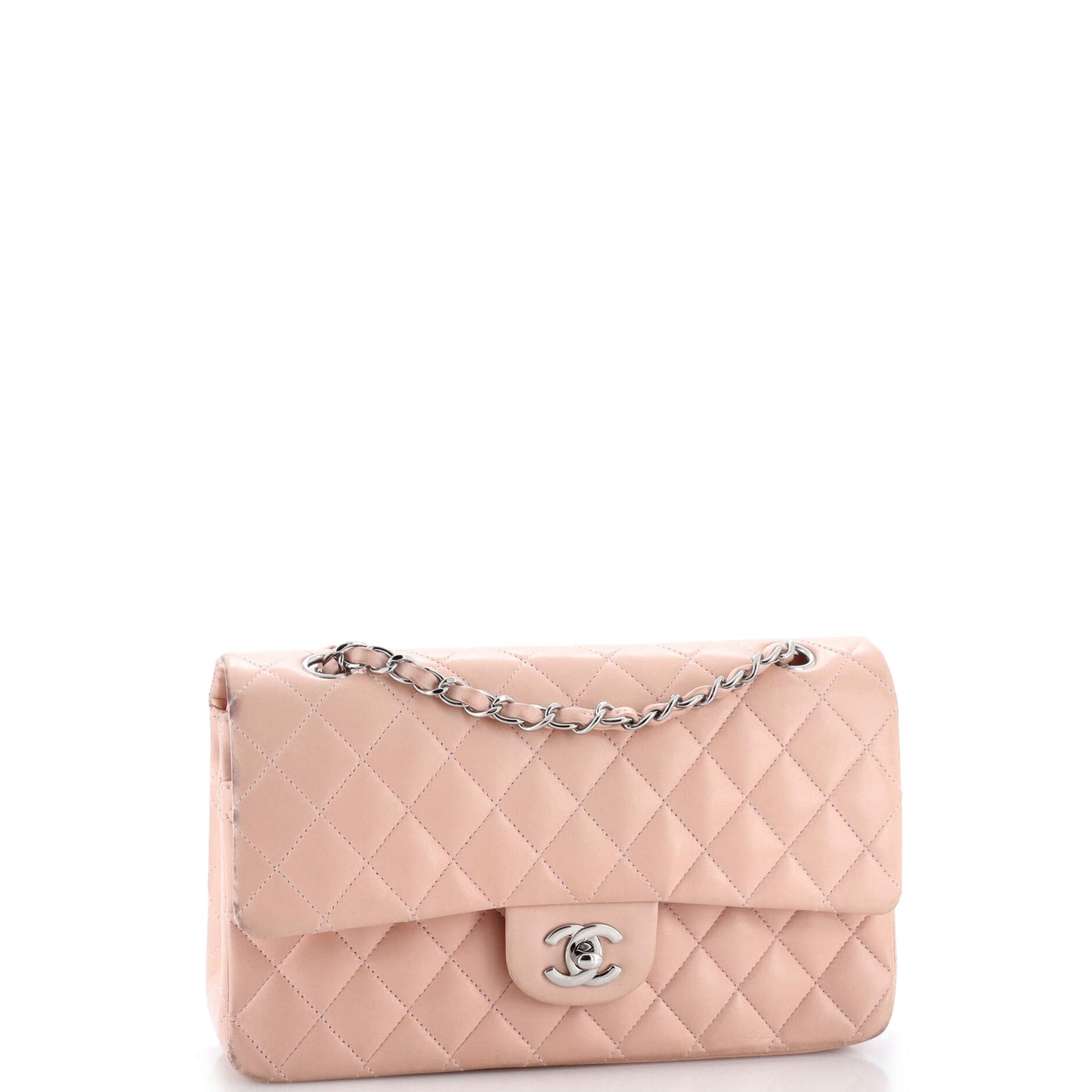 Chanel Classic Double Flap Bag, Quilted Lambskin, Medium