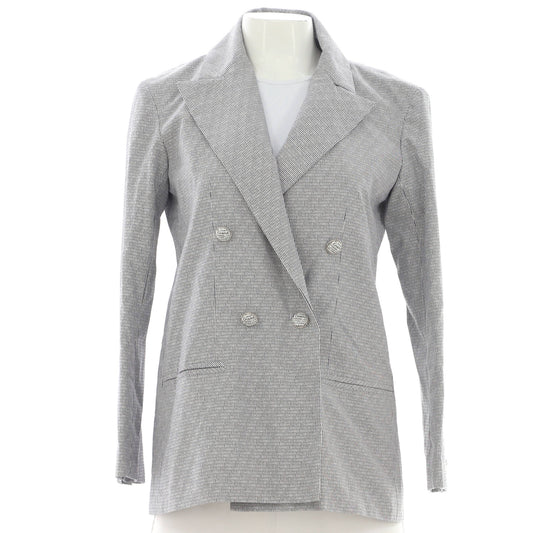 Chanel Women's Button Double-Breasted Blazer in Cotton