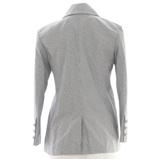 Chanel Women's Button Double-Breasted Blazer in Cotton