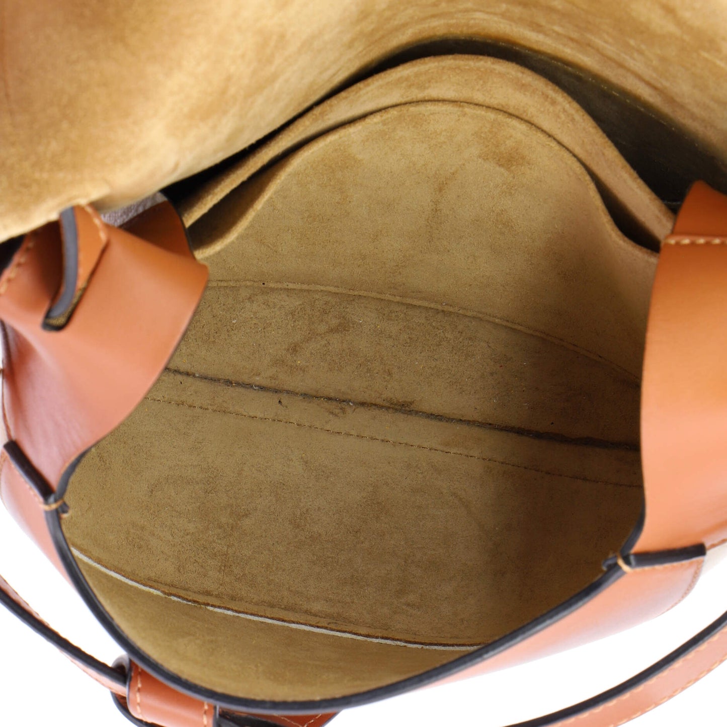 Loewe Gate Dual Shoulder Bag in Anagram Canvas and Leather, Small