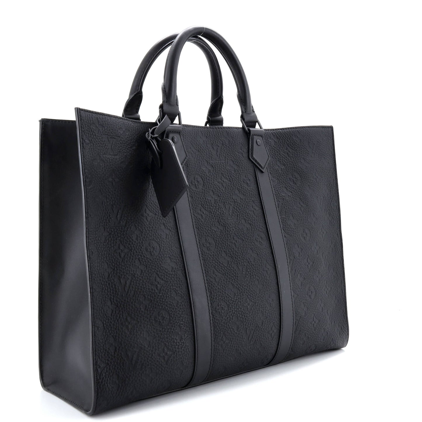 Louis Vuitton Sac Plat 24H Bag in Monogram Taurillon Leather