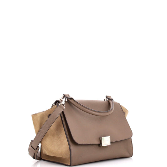 Celine Small Leather Trapeze Bag