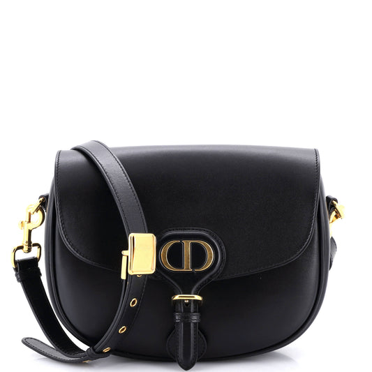 Christian Dior Bobby Flap Bag, Medium, Leather