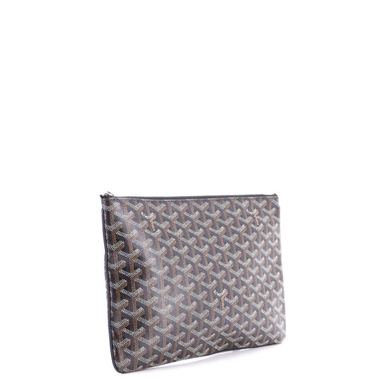 Goyard Senna Zip Pouch in Coated Canvas, Medium Size