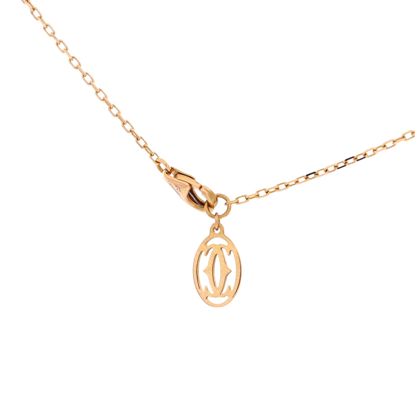 カルティエ カルティエ ダムール ペンダントネックレス 18Kローズゴールド ダイヤモンド ラージ