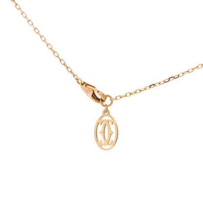 カルティエ カルティエ ダムール ペンダントネックレス 18Kローズゴールド ダイヤモンド ラージ