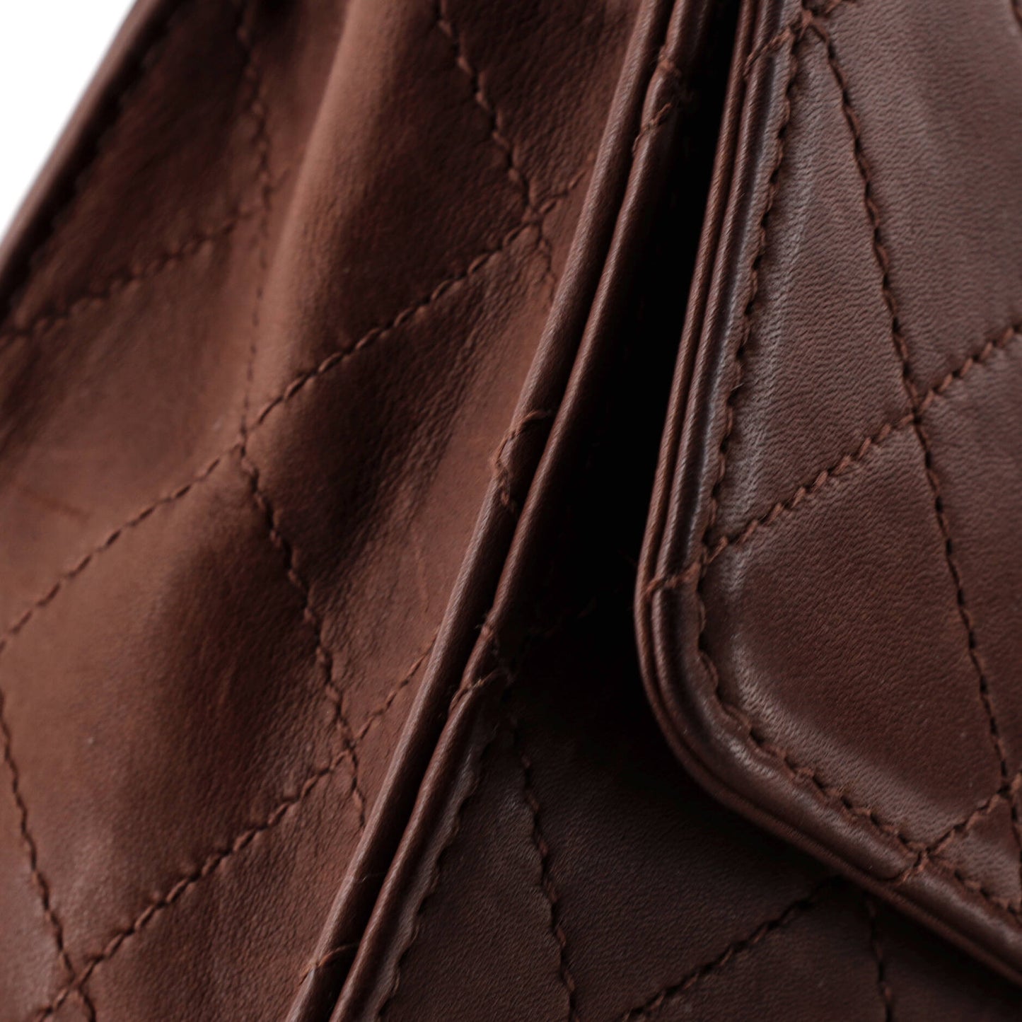 Chanel Vintage Classic Double Flap Bag, Quilted Lambskin, Medium