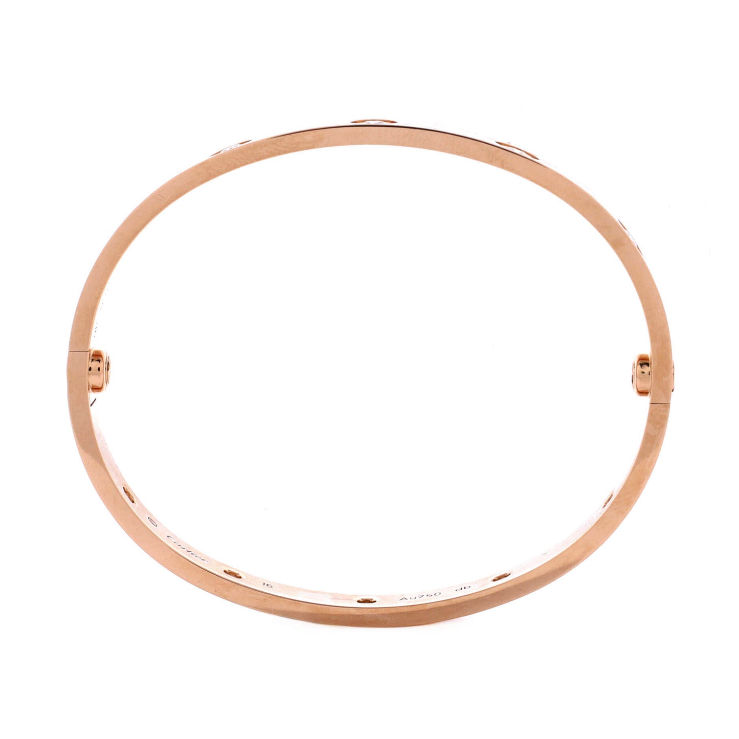 Cartier Love 10 Diamond Bracelet in 18K Rose Gold with Diamonds