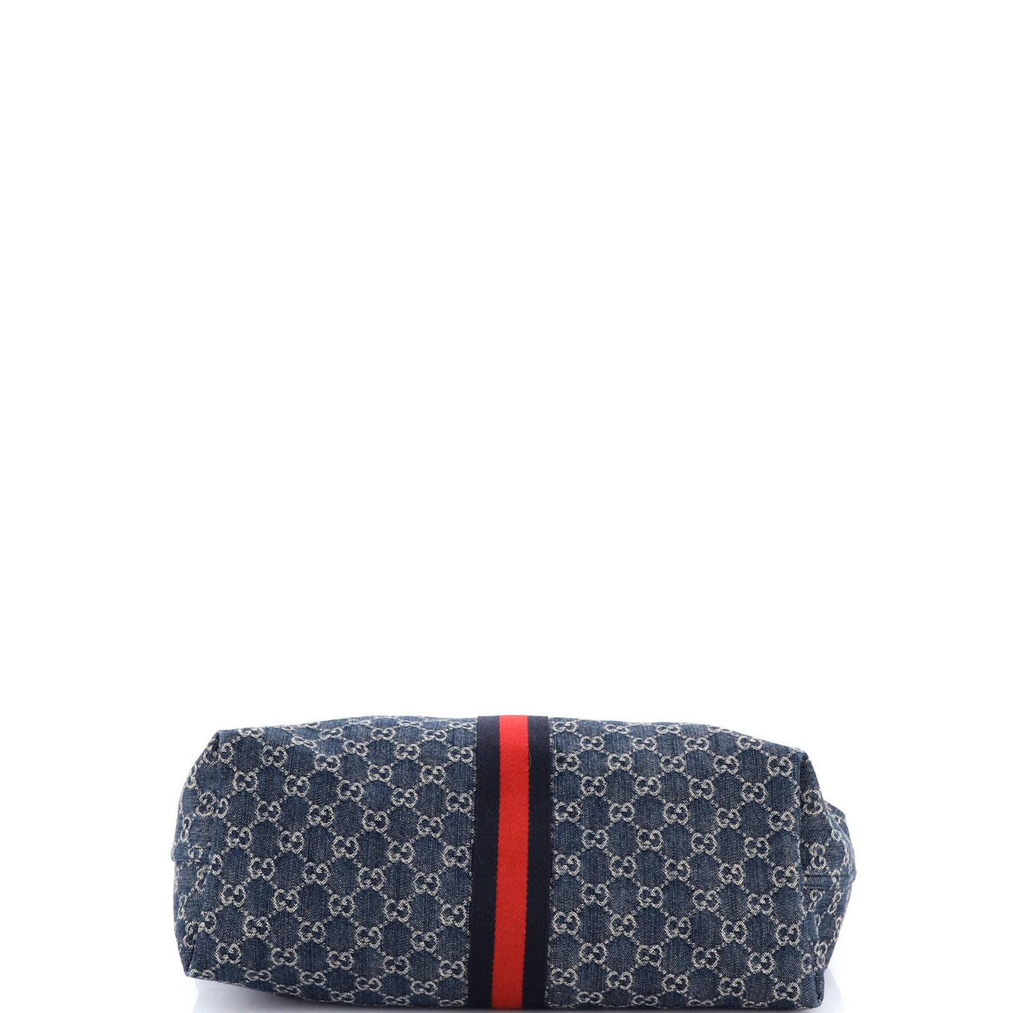 Gucci Giglio Tote Bag in GG Denim, Large