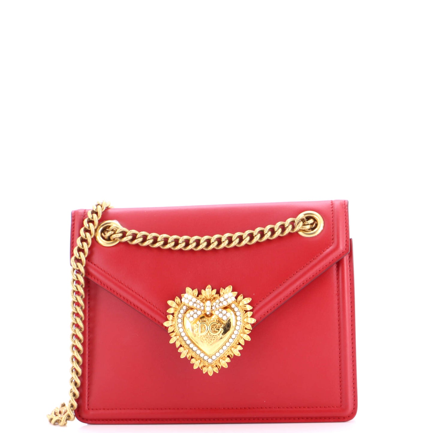 Dolce &amp; Gabbana Devotion Crossbody Bag in Leather, Small