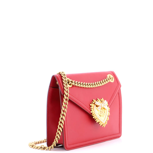 Dolce &amp; Gabbana Devotion Crossbody Bag in Leather, Small