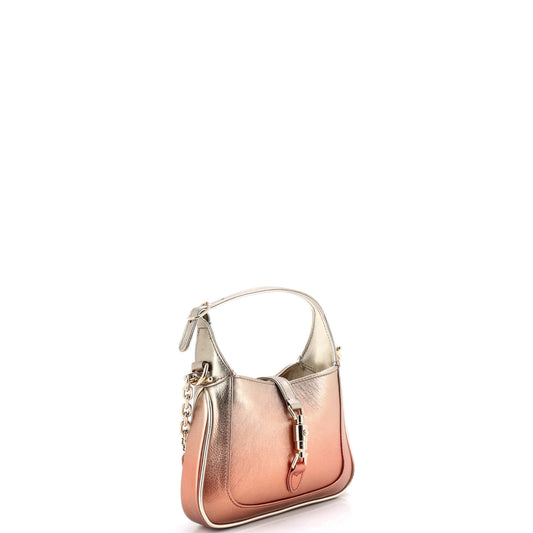 Gucci Jackie 1961 Chain Hobo Leather Mini