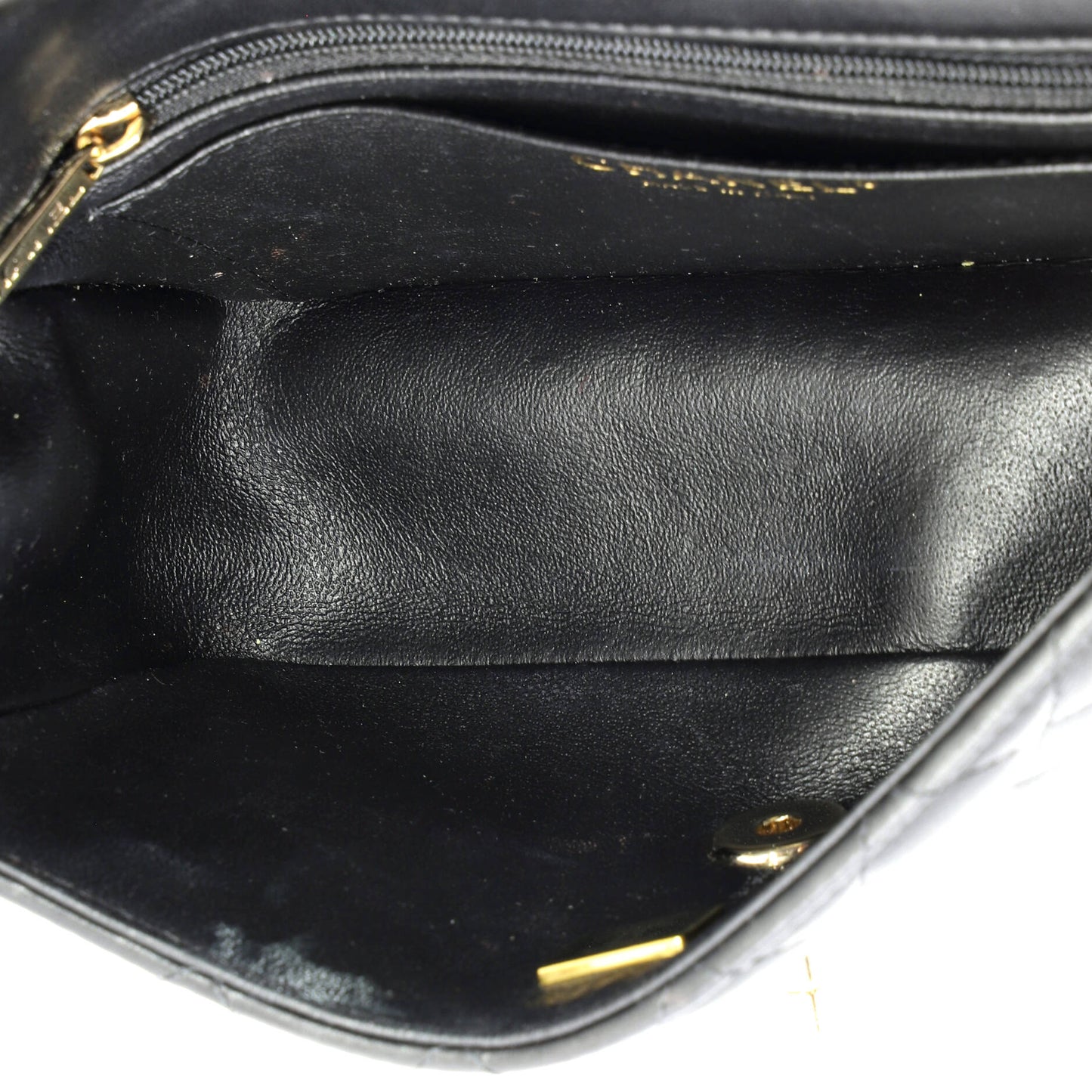 Chanel Classic Single Flap Top Handle Bag in Quilted Lambskin Mini