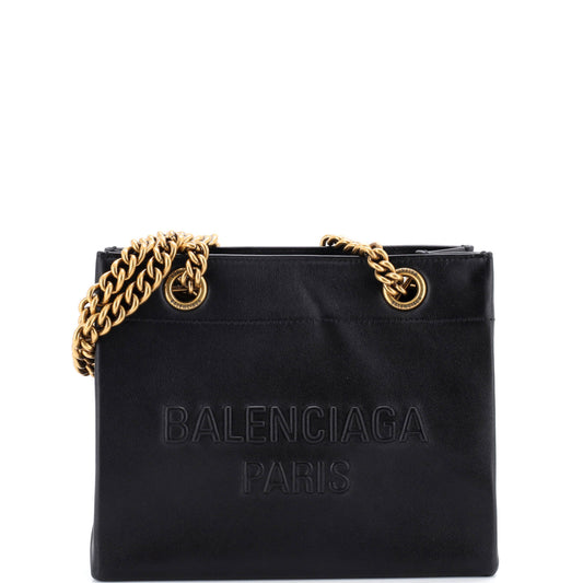 Balenciaga Duty-Free Chain Tote in Leather, Small