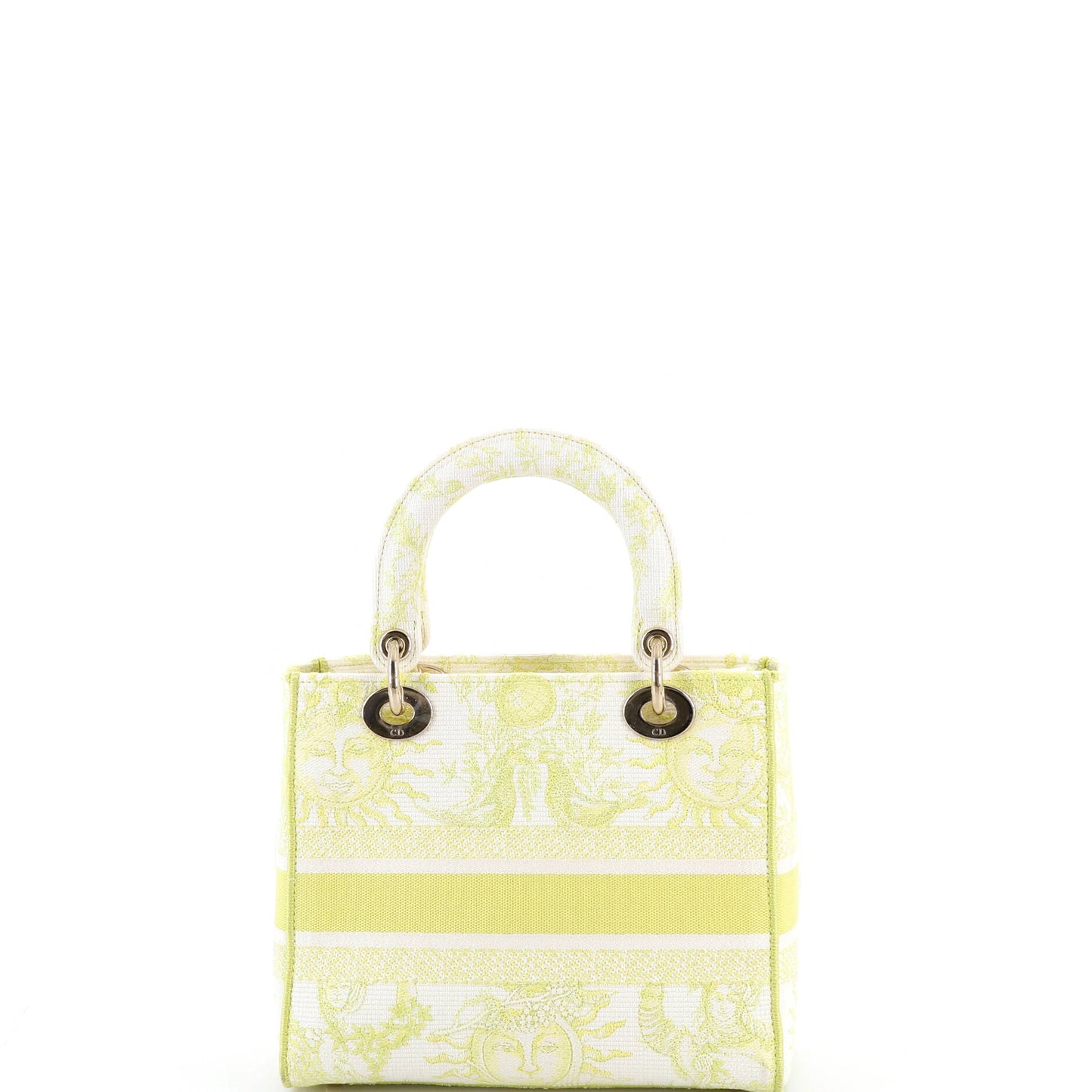 Christian Dior Lady D-Lite Bag, Medium, Embroidered Canvas