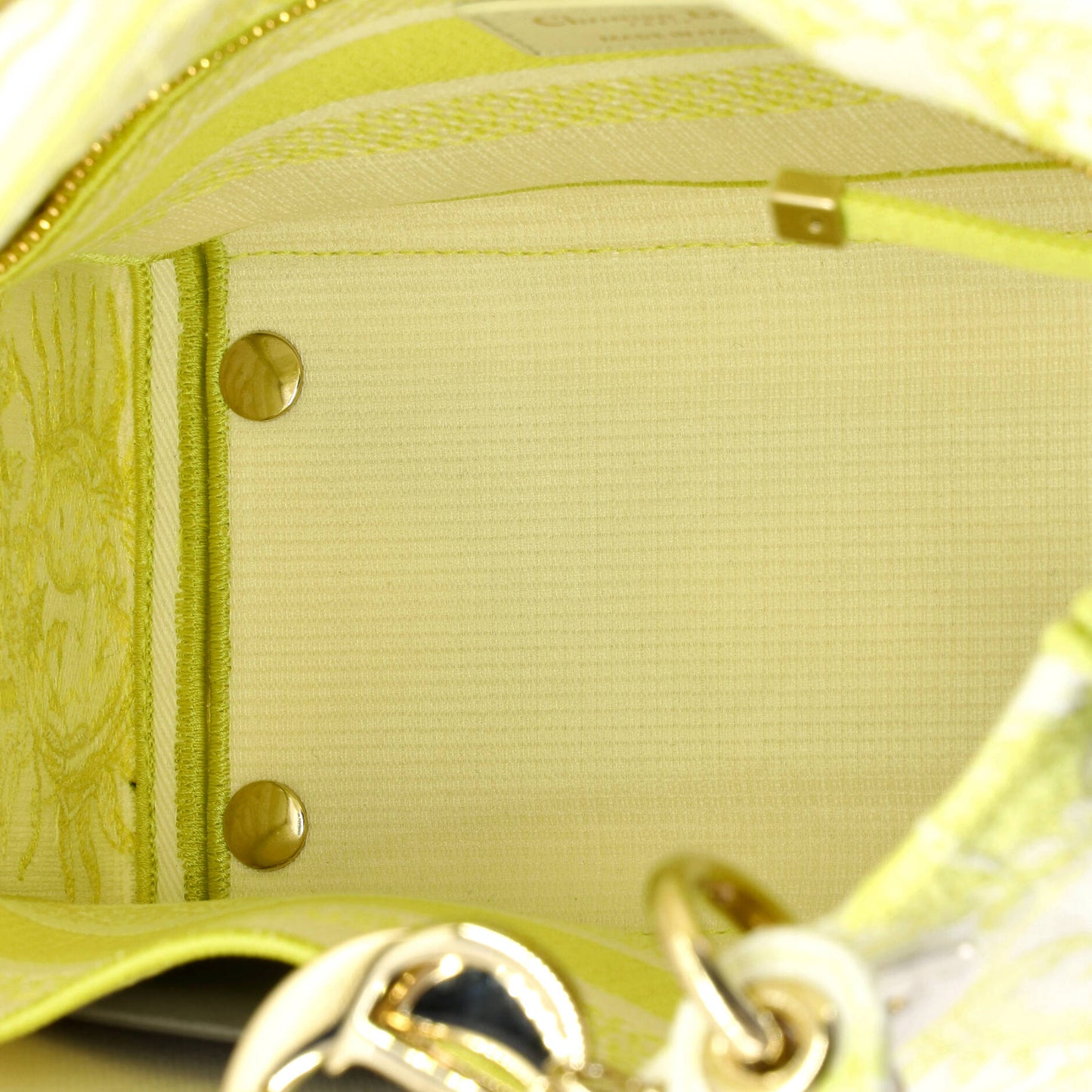 Christian Dior Lady D-Lite Bag, Medium, Embroidered Canvas