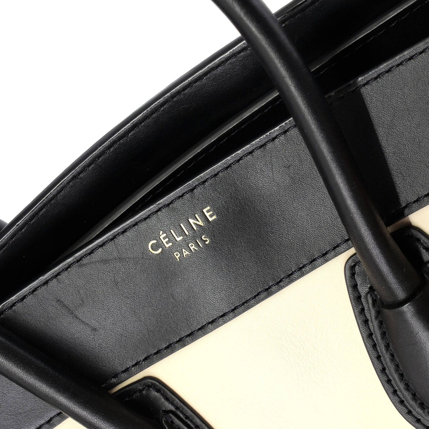 Celine Tricolore Micro Leather Luggage Bag