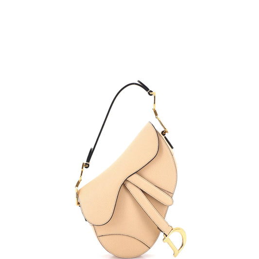 Christian Dior Saddle Leather Mini Handbag