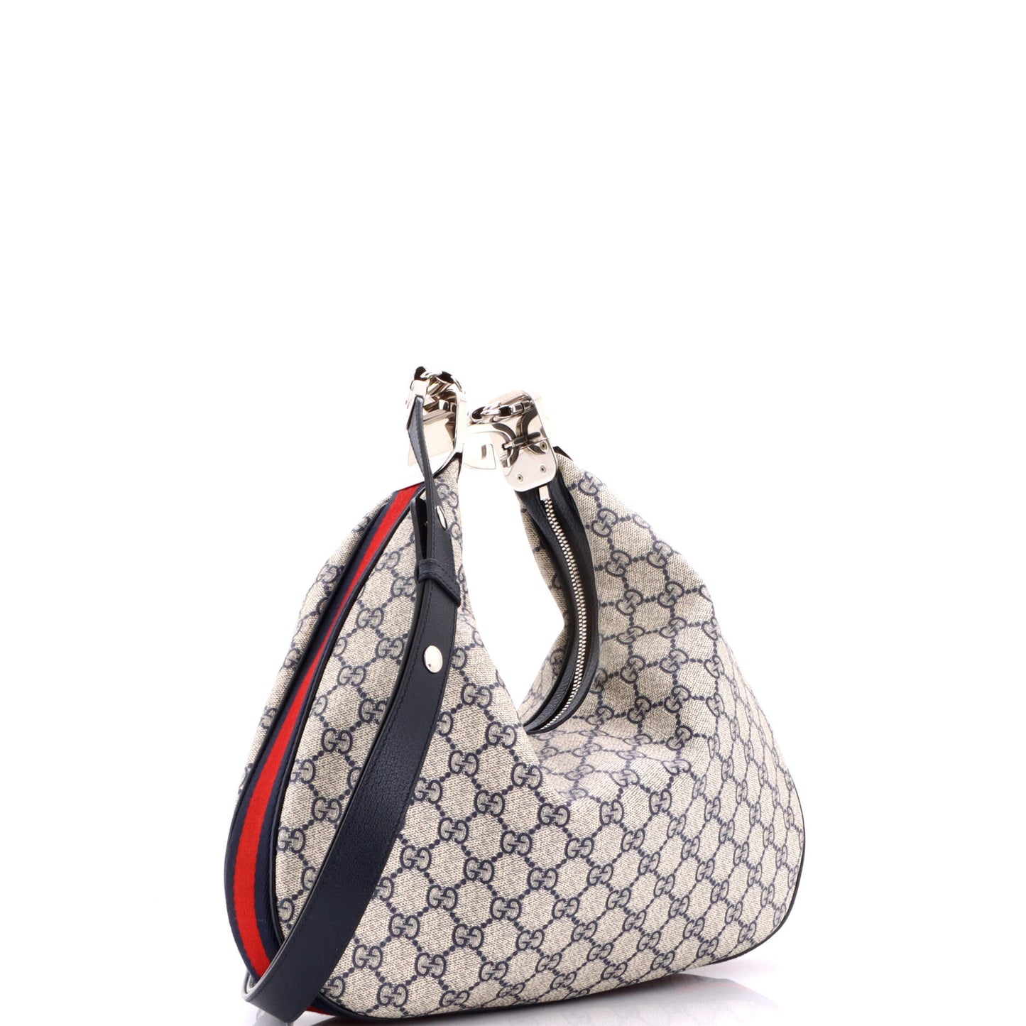 Gucci Attache Shoulder Bag in GG Coated Canvas, Medium