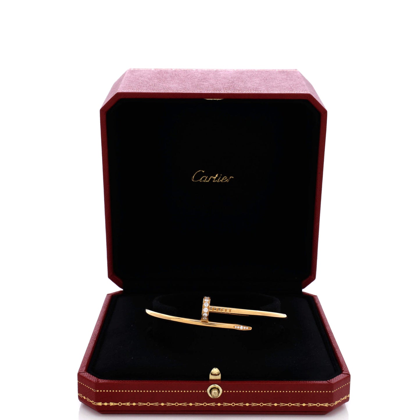 Cartier Juste un Clou Bracelet in 18K Yellow Gold with Diamonds, Classic Style