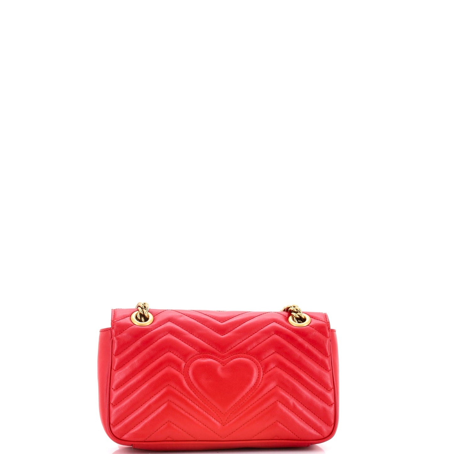 Gucci GG Marmont small flap bag in matelassé leather