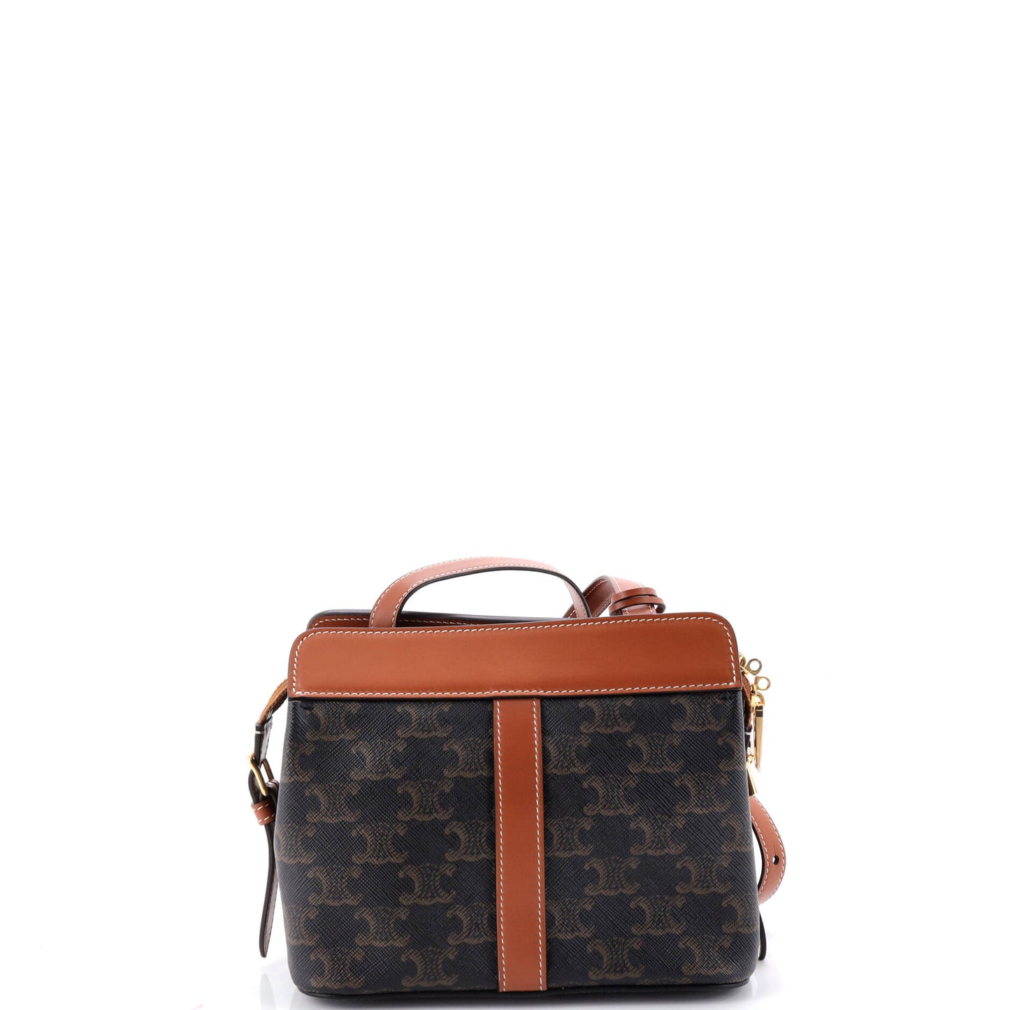 Celine Teen Cabas de France Triomphe Coated Canvas Small Bag