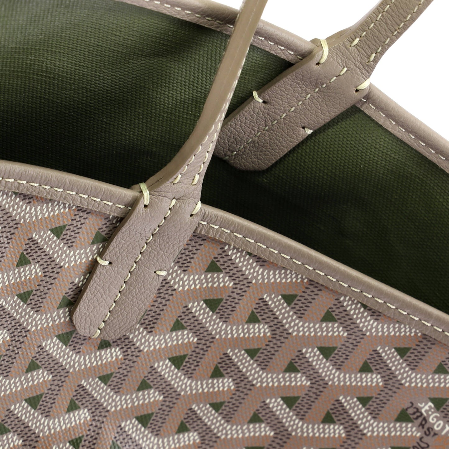 Goyard Saint Louis Tote Clair Voie Coated Canvas PM
