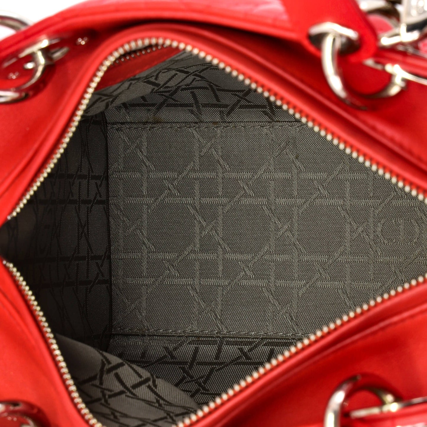 Christian Dior Lady Dior Cannage Quilted Lambskin Medium Bag