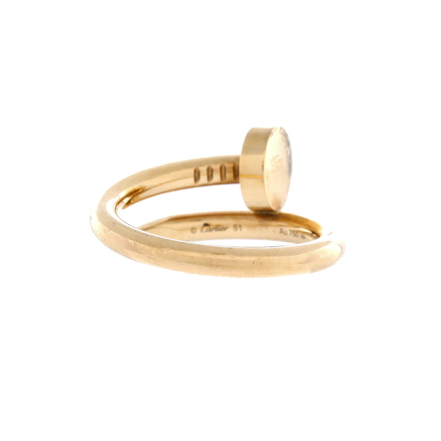 カルティエ ジュスト アン クル リング 18K イエロー ゴールド