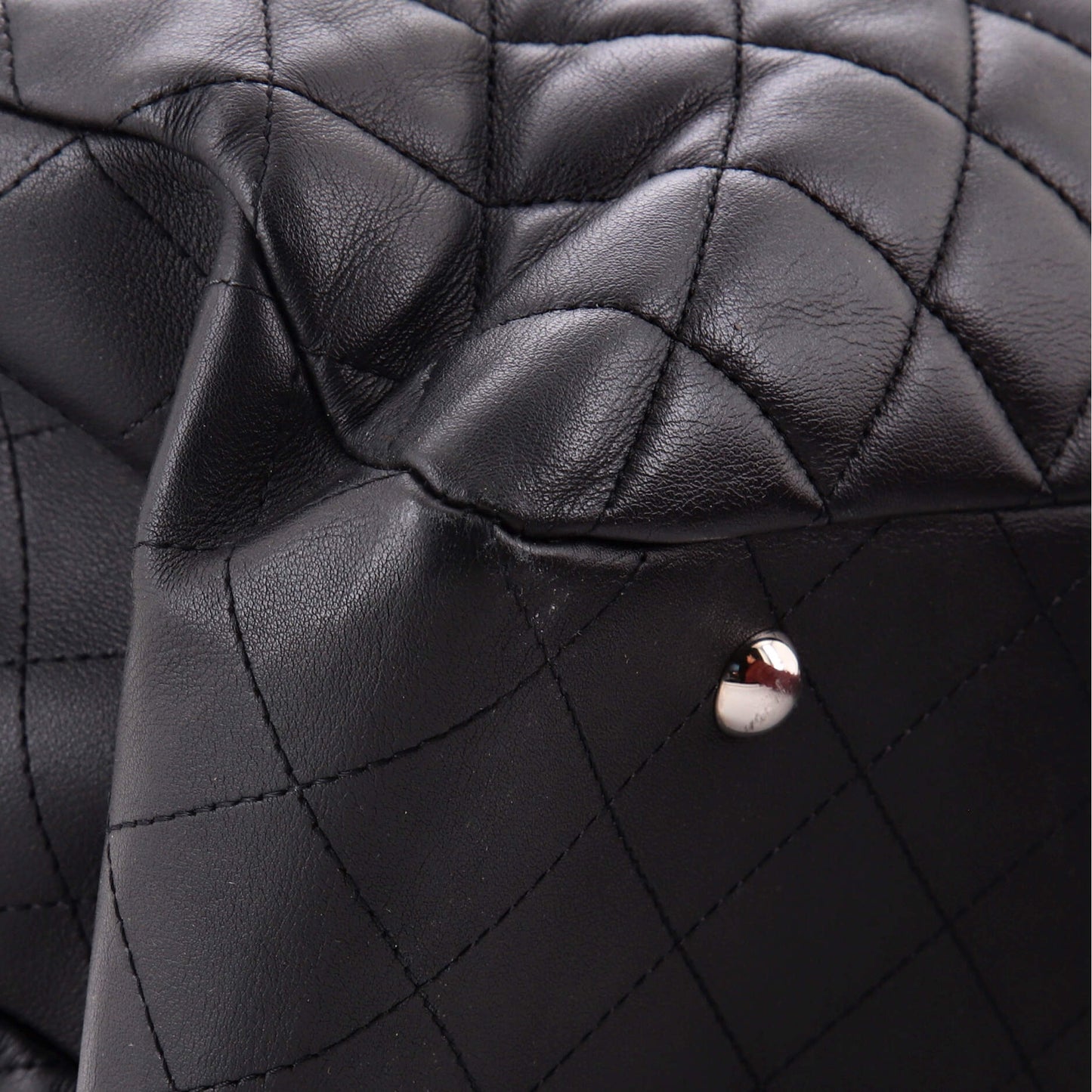 Chanel Classic CC Shopping Tote in Quilted Calfskin, Large