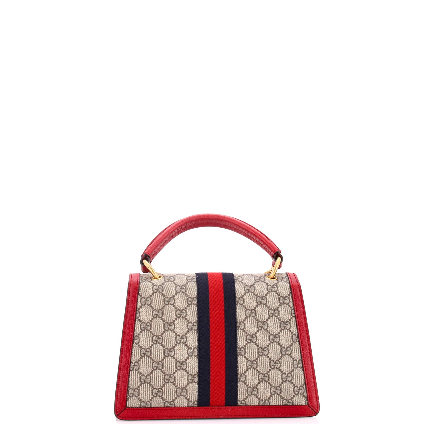 Gucci Queen Margaret Top Handle Bag in GG Coated Canvas and Leather, Small