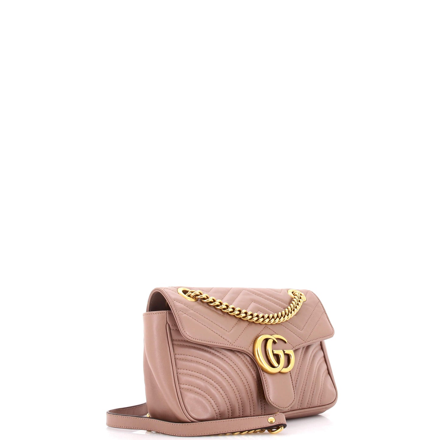Gucci Queen Margaret Top Handle Bag in GG Coated Canvas and Leather, Small