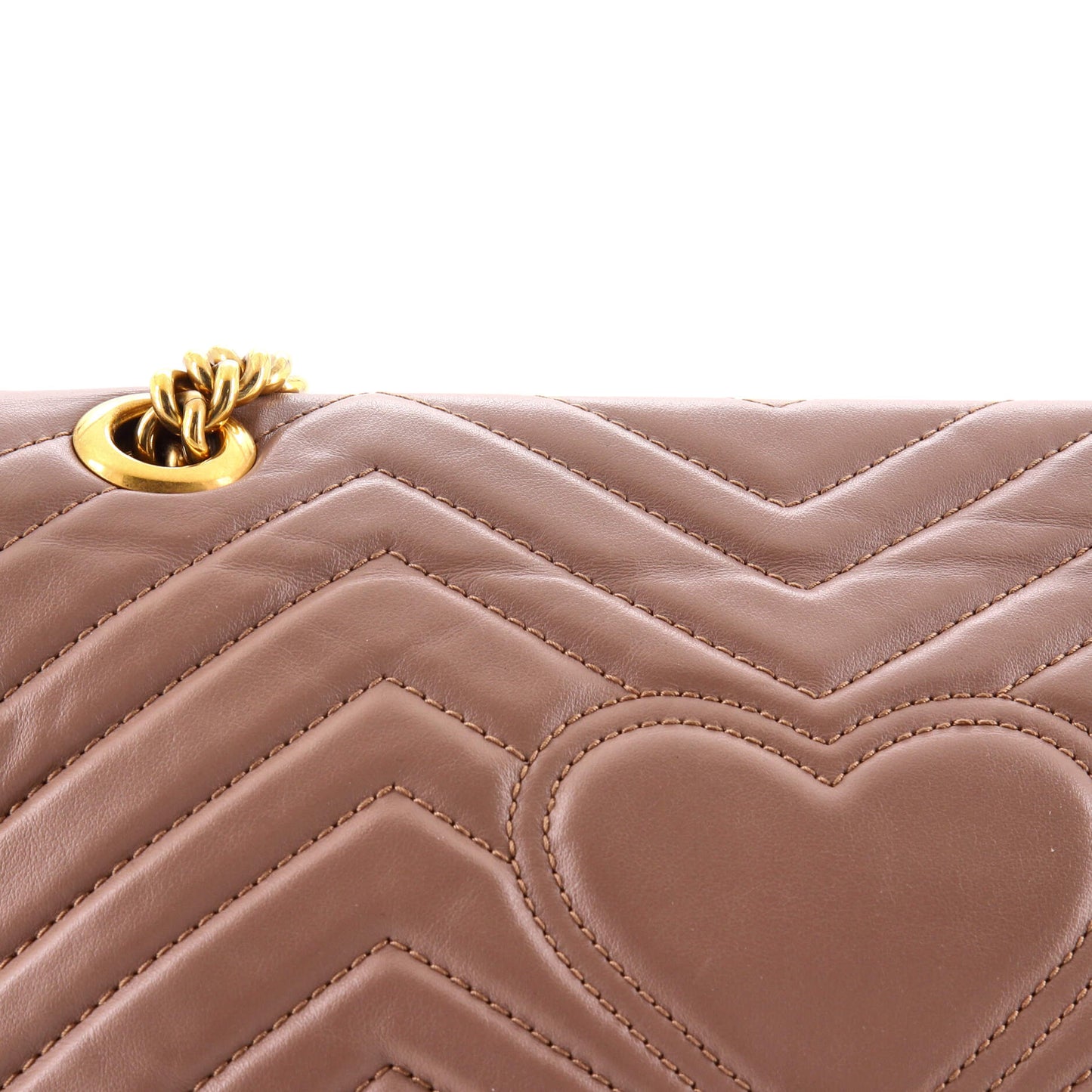 Gucci Queen Margaret Top Handle Bag in GG Coated Canvas and Leather, Small