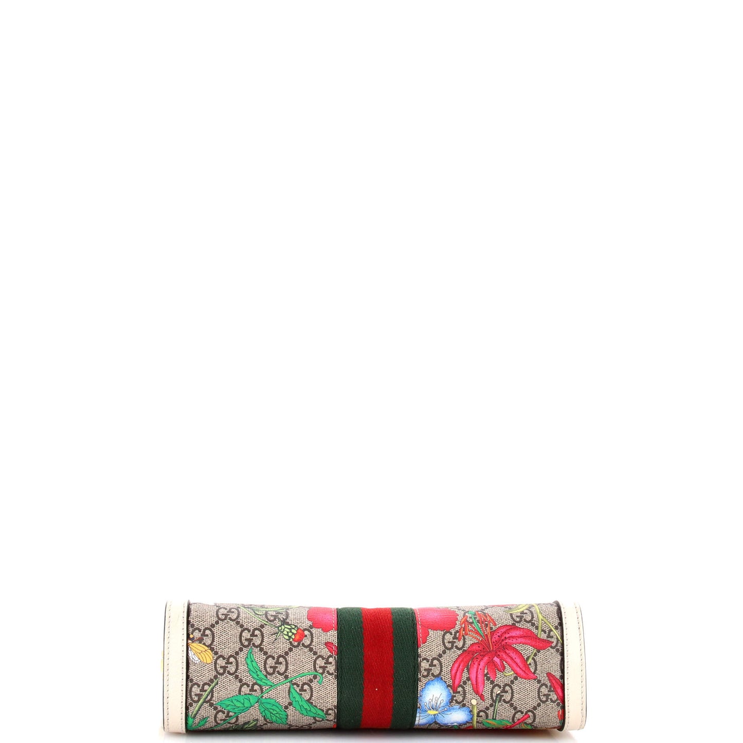 Gucci Ophidia Flora GG Coated Canvas Small Chain Shoulder Bag