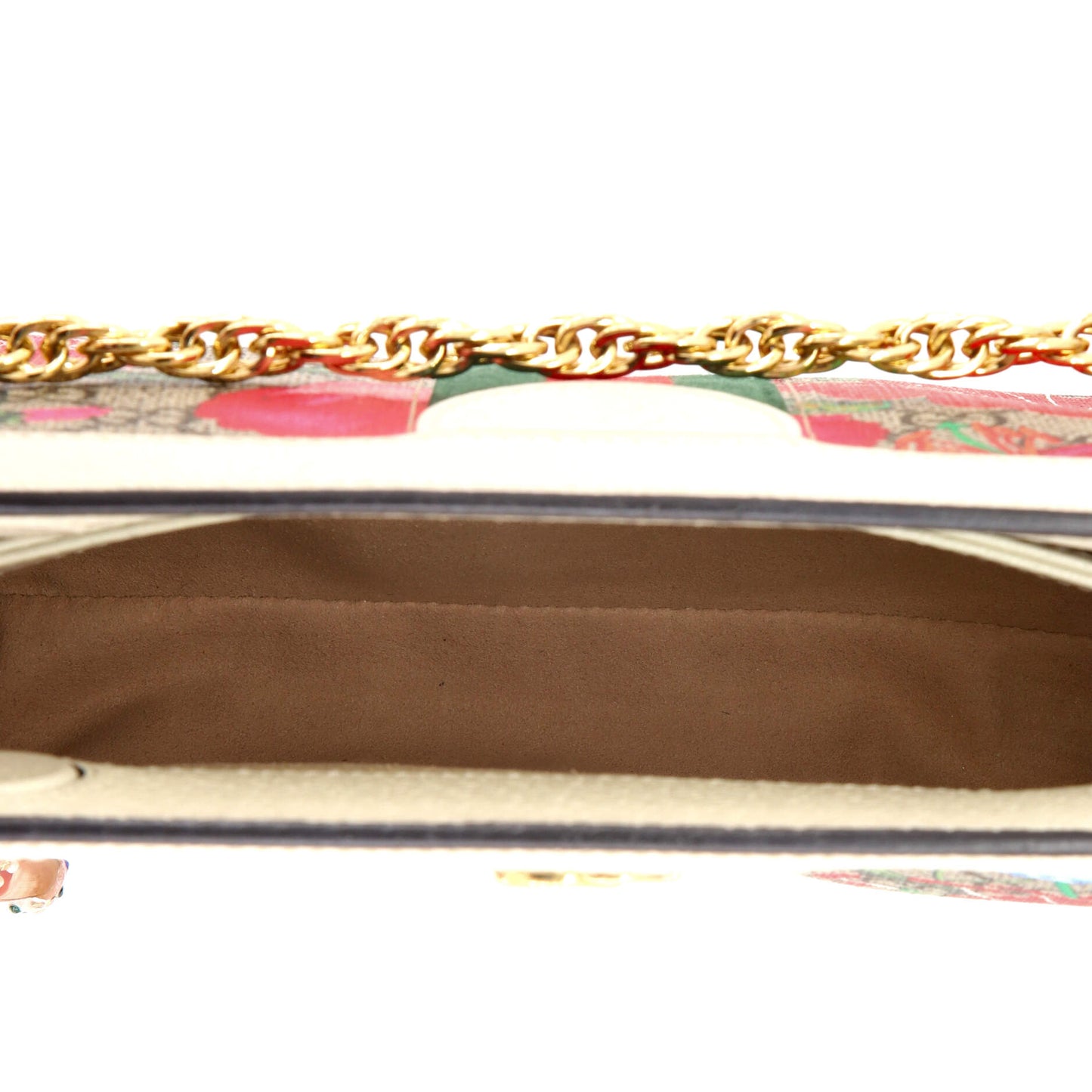 Gucci Ophidia Flora GG Coated Canvas Small Chain Shoulder Bag