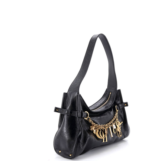 Chloe Charm Hobo Leather