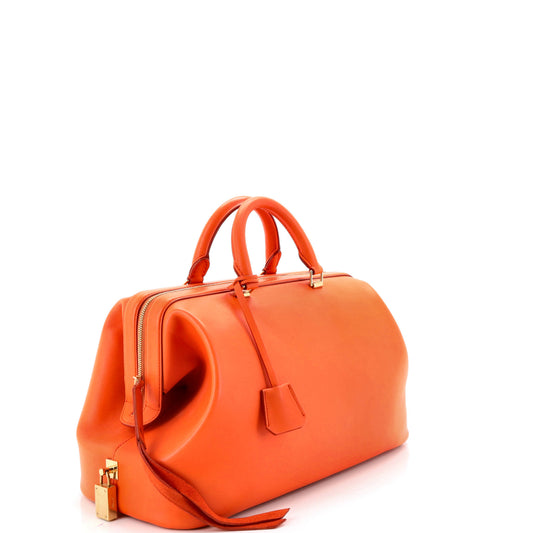 Celine Frame Doctor Bag, Medium, Leather