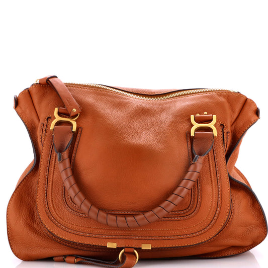 Chloe Marcie Large Leather Shoulder Bag