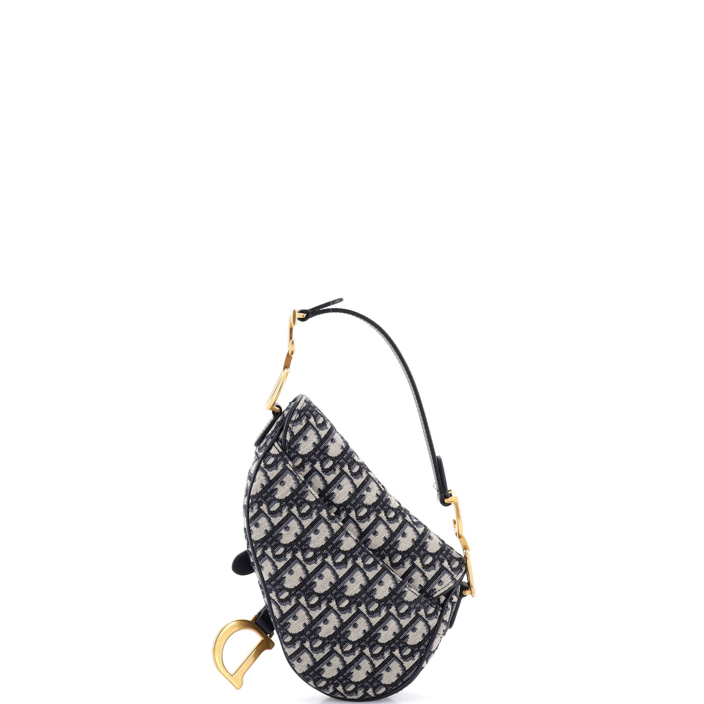 Christian Dior Saddle Handbag Oblique Canvas Mini