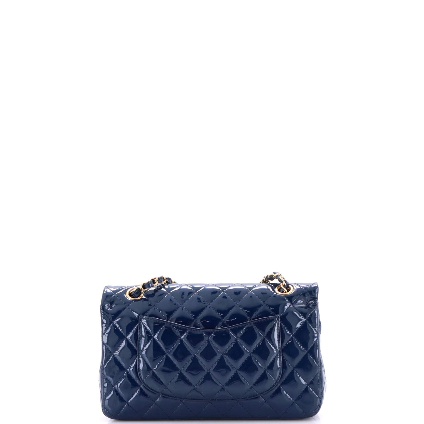Chanel Classic Double Flap Bag, Quilted Patent Leather, Medium