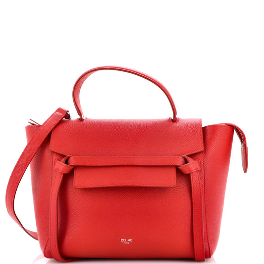 Celine Micro Textured Leather Belt Bag